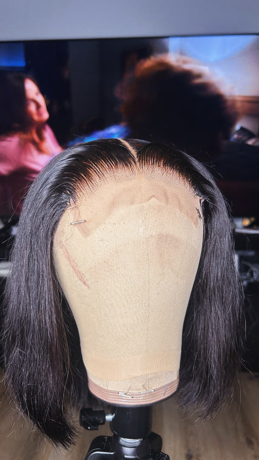 5x5 12” Bob Closure Wig